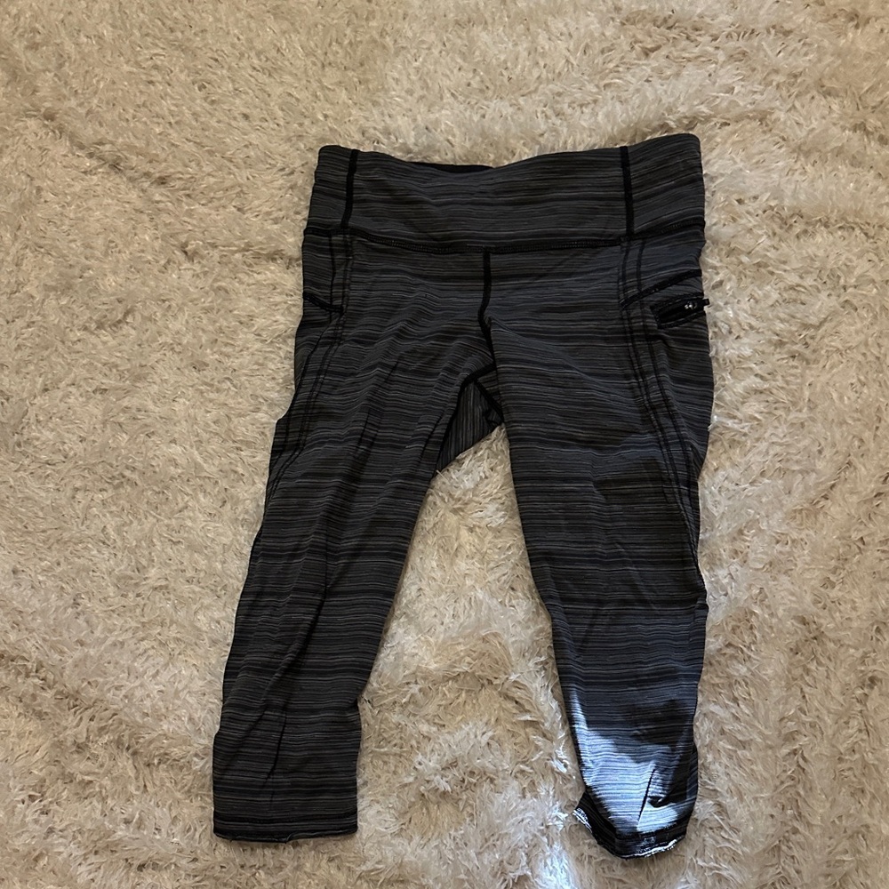 Lululemon Athletica Charcoal Heathered Leggings